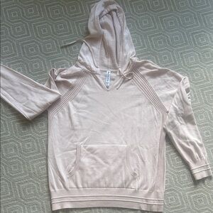 Athleta V-Neck Cream Sweater